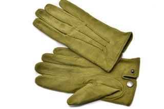 Mario Portolano Suede Button Clasp Gloves