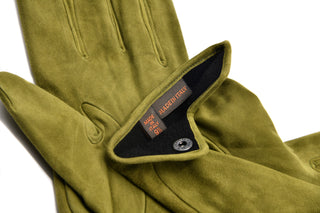 Mario Portolano Suede Button Clasp Gloves