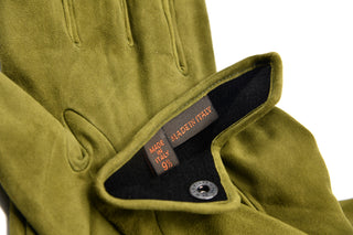 Mario Portolano Suede Button Clasp Gloves