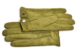 Mario Portolano Suede Button Clasp Gloves