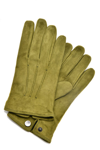 Mario Portolano Suede Button Clasp Gloves