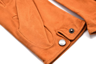 Mario Portolano Suede Button Clasp Gloves