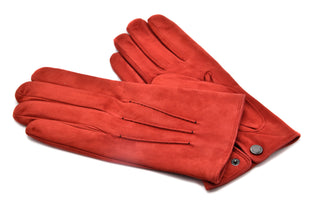 Mario Portolano Suede Button Clasp Gloves