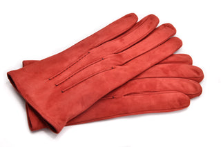 Mario Portolano Suede Button Clasp Gloves