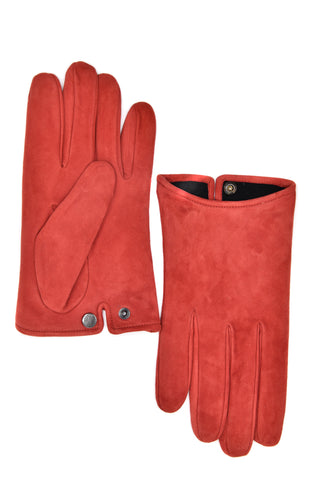 Mario Portolano Suede Button Clasp Gloves