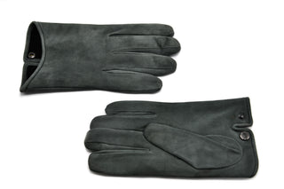 Mario Portolano Suede Button Clasp Gloves