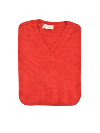 Cruciani Cotton V-Neck Sweater