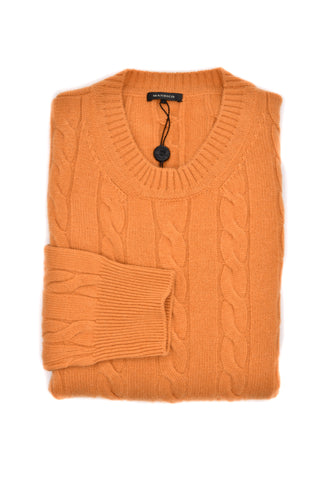 Manrico Cashmere Cable Knit Sweater