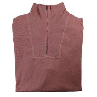 Manrico Cashmere Quarter-Zip Mock Neck Sweater