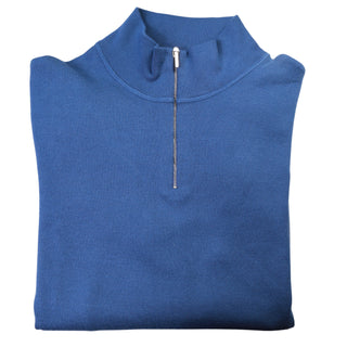 Manrico Cashmere Quarter-Zip Mock Neck Sweater