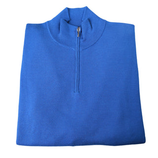 Manrico Cashmere Quarter-Zip Mock Neck Sweater