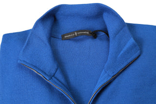 Manrico Cashmere Quarter-Zip Mock Neck Sweater