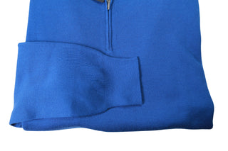 Manrico Cashmere Quarter-Zip Mock Neck Sweater