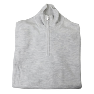 Manrico Cashmere Quarter-Zip Mock Neck Sweater