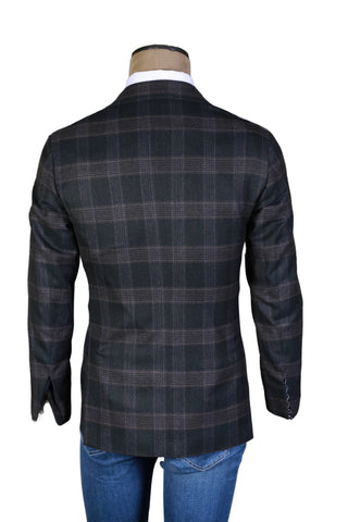 Sartorio Brown Plaid Sport Jacket