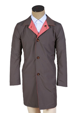 Kired by Kiton Ben Reversible Raincoat