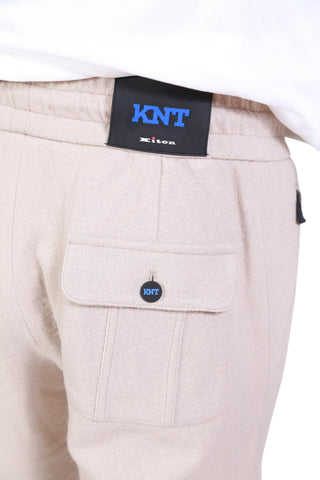 KNT by Kiton Beige Sweatpants