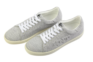 KNT by Kiton Light-Grey Lace-Up Sneakers